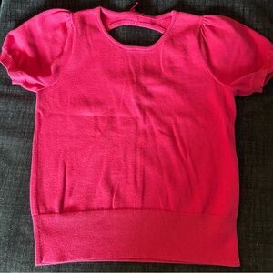 Bright Pink Short Sleeve Kids Tee